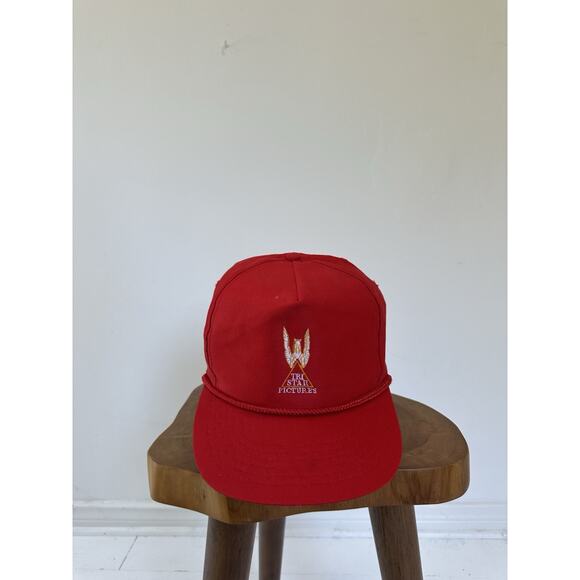 Vintage NWTS Tri Star Pictures Rope Trucker Hat Terminator Rambo Basic Instinct - Picture 1 of 6